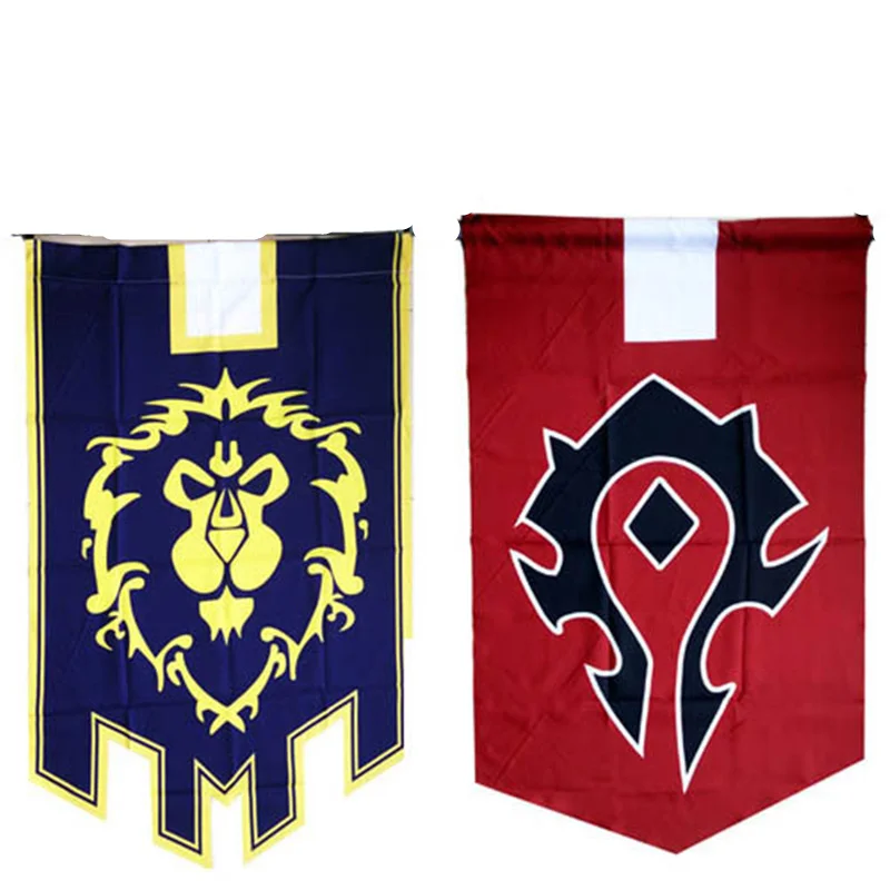 World Of Warcrafts Wow Alliance Орда баннер флаг лавсан Синий Домашний Декор Аксессуары для