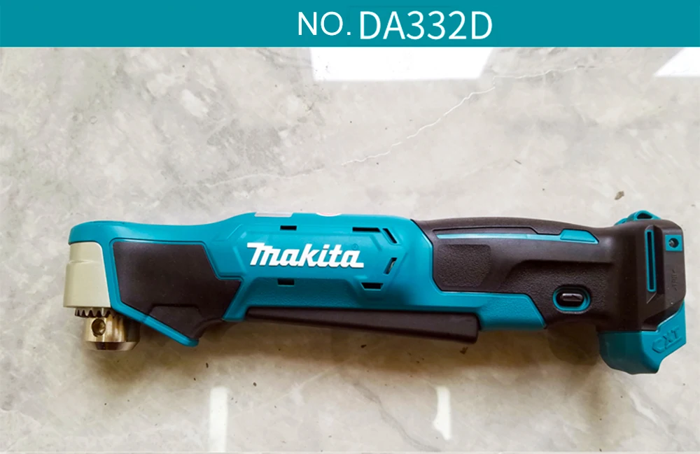 Новинка Makita 10 мм Беспроводная угловая дрель DA332DZ прямоугольная дрель DA333DZ ручная электрическая дрель 1100 ОБ/мин 12 В Электроинструмент только основной корпус