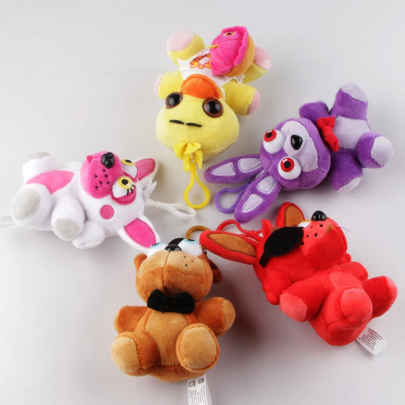 18 см пять ночей у Фредди FNAF плюшевые Foxy Бонни и Чика Золотой кошмарный фредбер