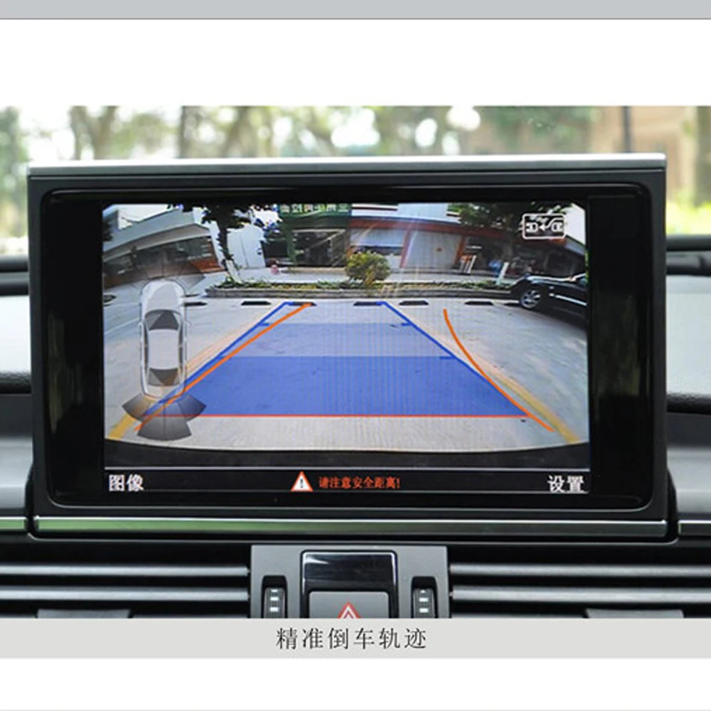 

Car Video Interface Dynamic Guidelines Parking Sensors Displayed Reverse Camera For Audi A6 A7 A8 MMI Touch of 2015