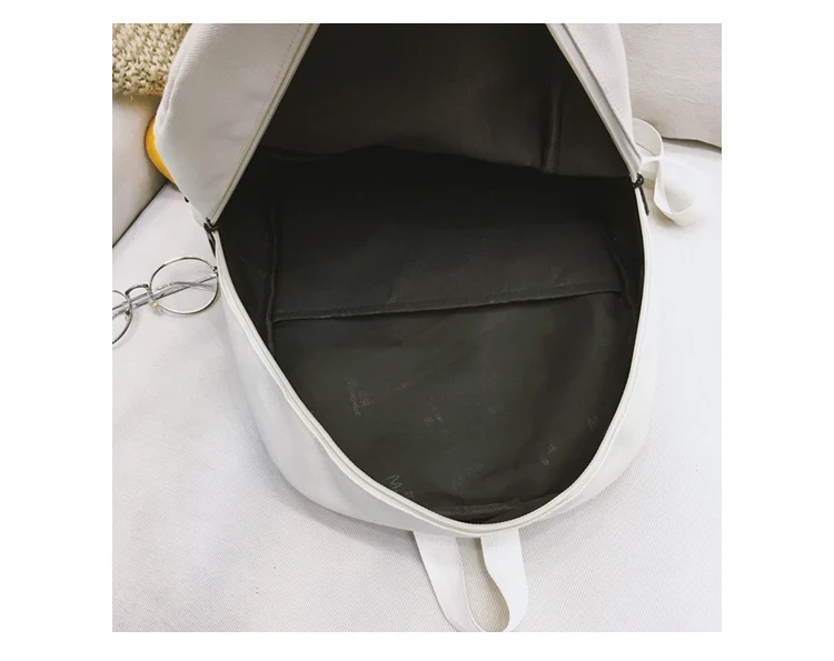 Pizza Embroidery Women Backpack for School Teenagers Girls Preppy Style School Bag Ladies Canvas Backpack Female Bookbag Mochila_40