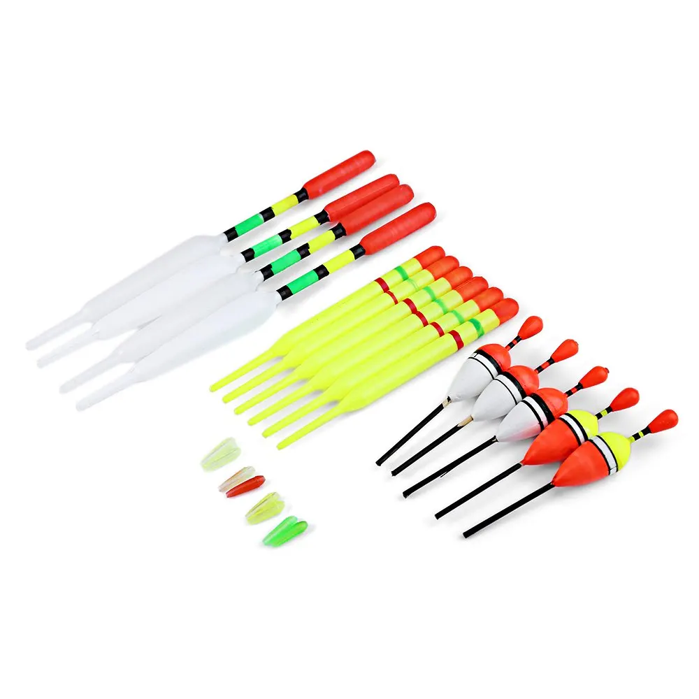 Three Kinds of Fishing Float Fishing Gear Articles ( 15pcs ) Bobbers