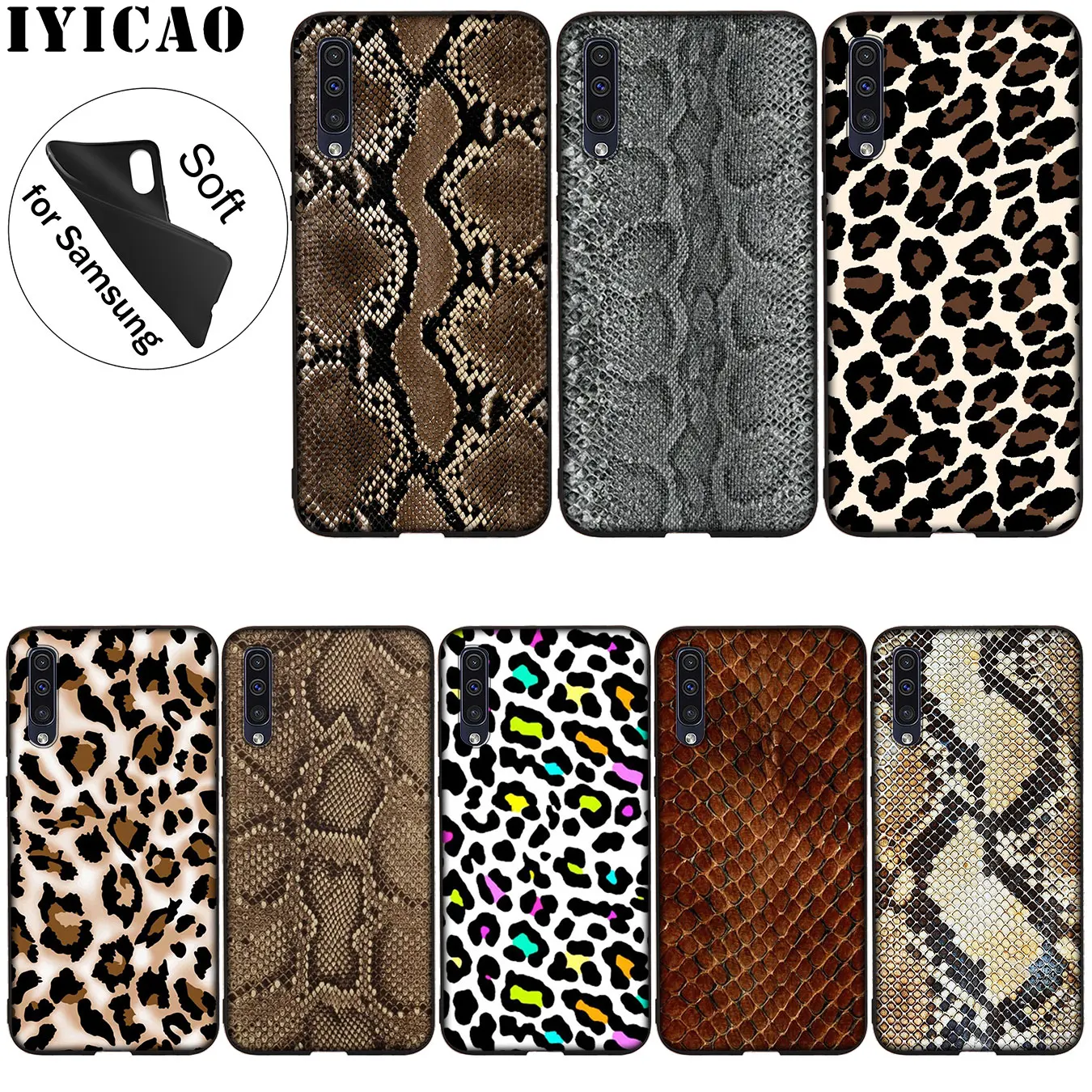 

Snake Skin DIY Leopard Drawing Soft Silicone Case for Samsung Galaxy A70 A60 A50 A40 A30 A20 A10 A50S A40S A30S A20S A10S Cover