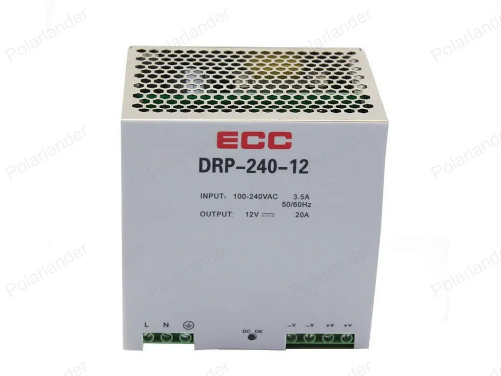 AC/DC 12 V 20A двойной выход питания напряжение для трансформатора переключатель питания rail адаптер драйвер для светодиодной ленты
