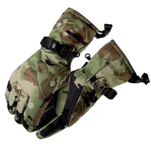 Новинка, зимние лыжные перчатки, мужские перчатки для сноубординга, скейтбординга, езды на мотоцикле, горные ветрозащитные водонепроницаемые теплые мужские перчатки