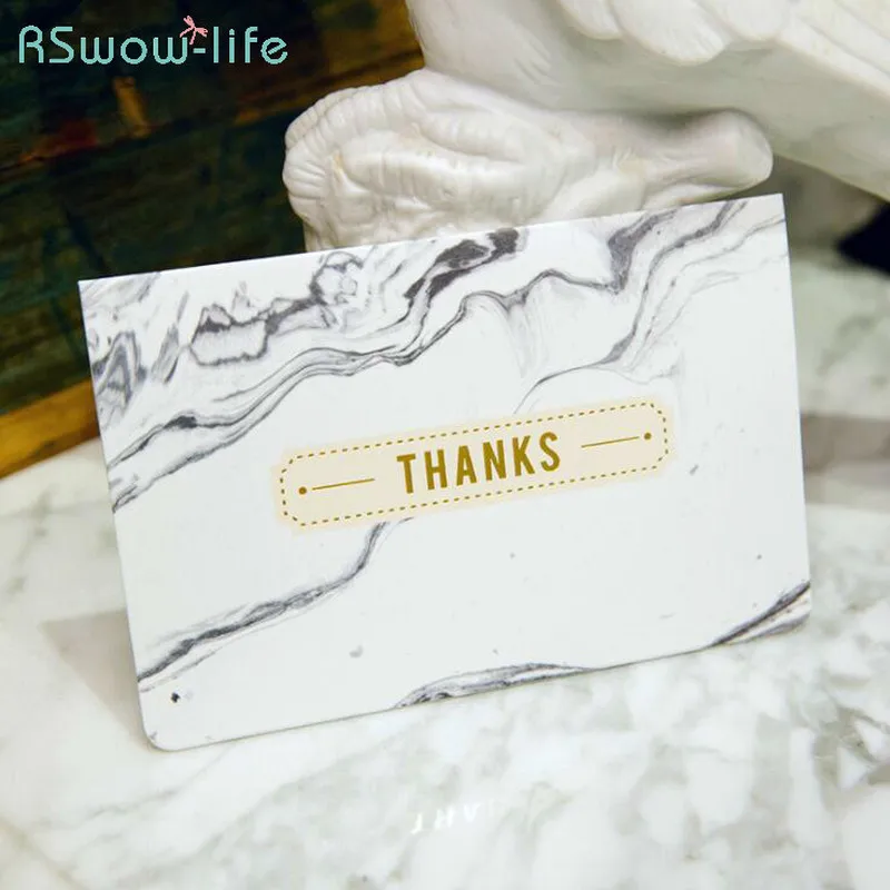 

Creative Marble Wish Card Customizable Valentine's Day Gold Card New Year Greeting Card Festival Party Supplies