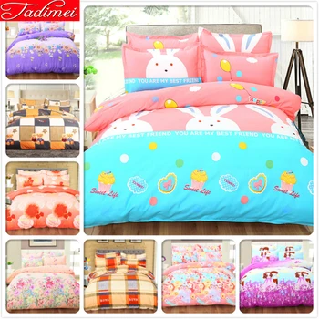 

200x230 Quilt Comforter Duvet Cover Bedspreads Pillow Case Bedding Set Thick Soft Cotton Adult Double Queen King Size Bed Linen