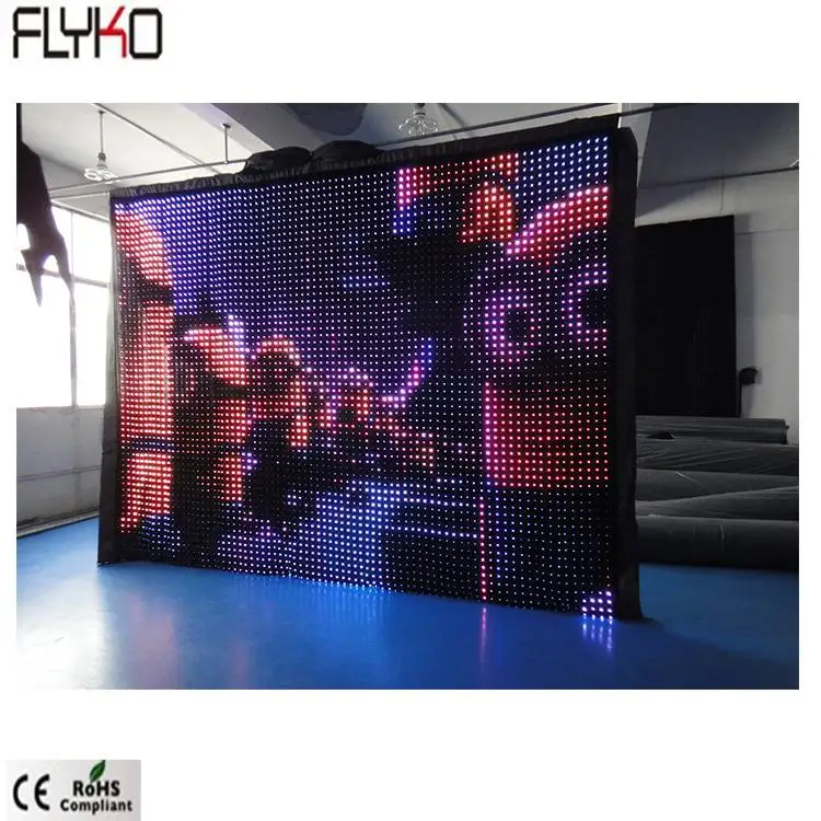 led curtain display