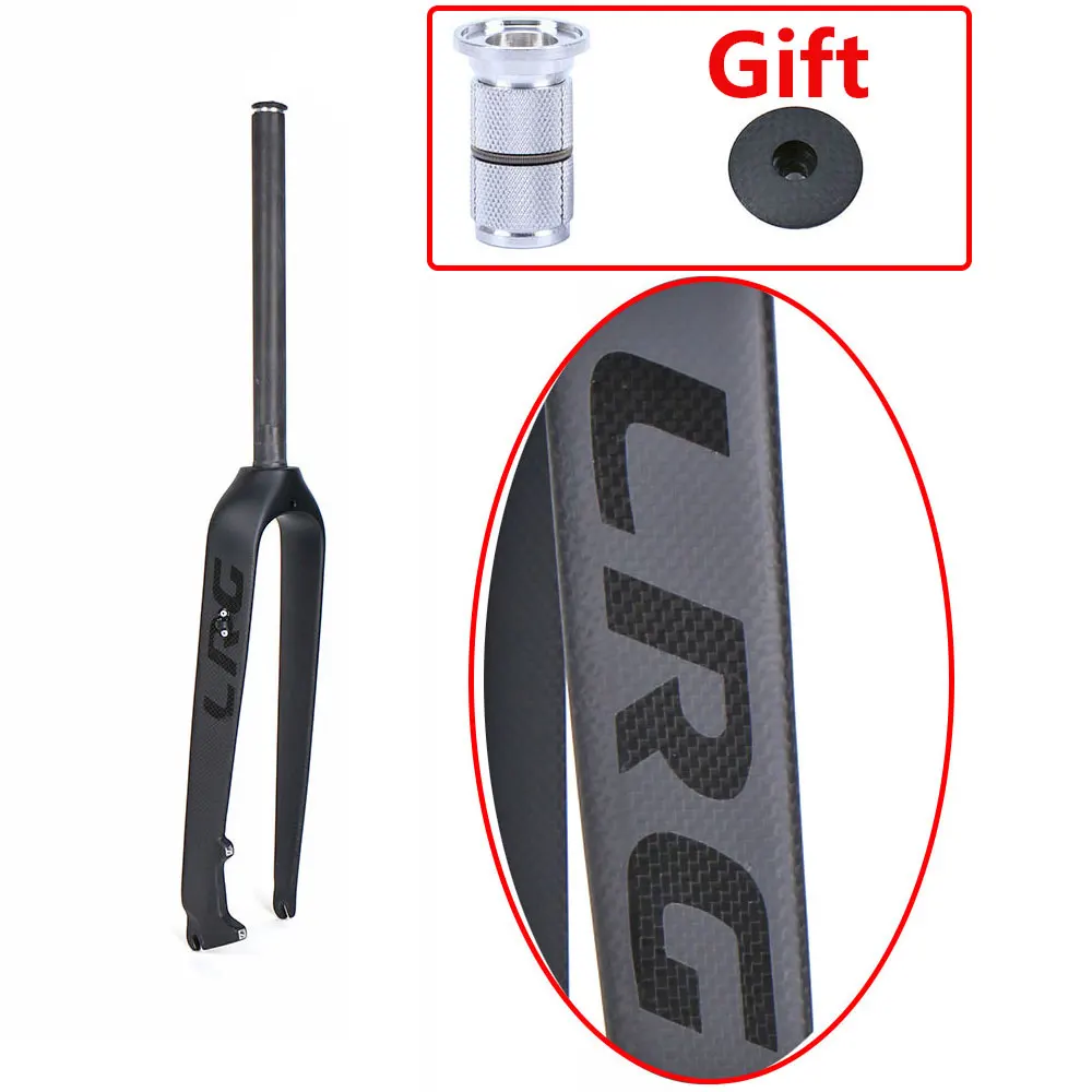 

2019 LRG Carbon Fiber MTB Bike Fork Suitable 26/29ER Disc Brake 3K Matte black