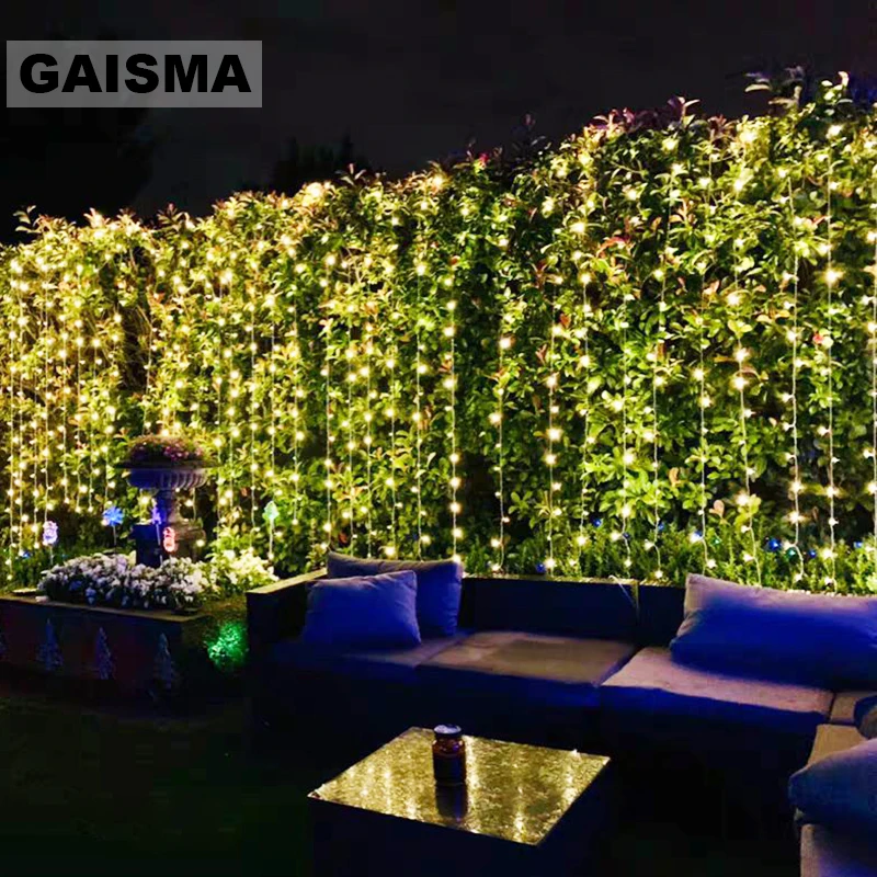 

10x5M 1600 Bulbs Fairy LED Curtain Wedding Lights Decoration Christmas Lights Garland Party Home New Year Holiday Decor Lighting