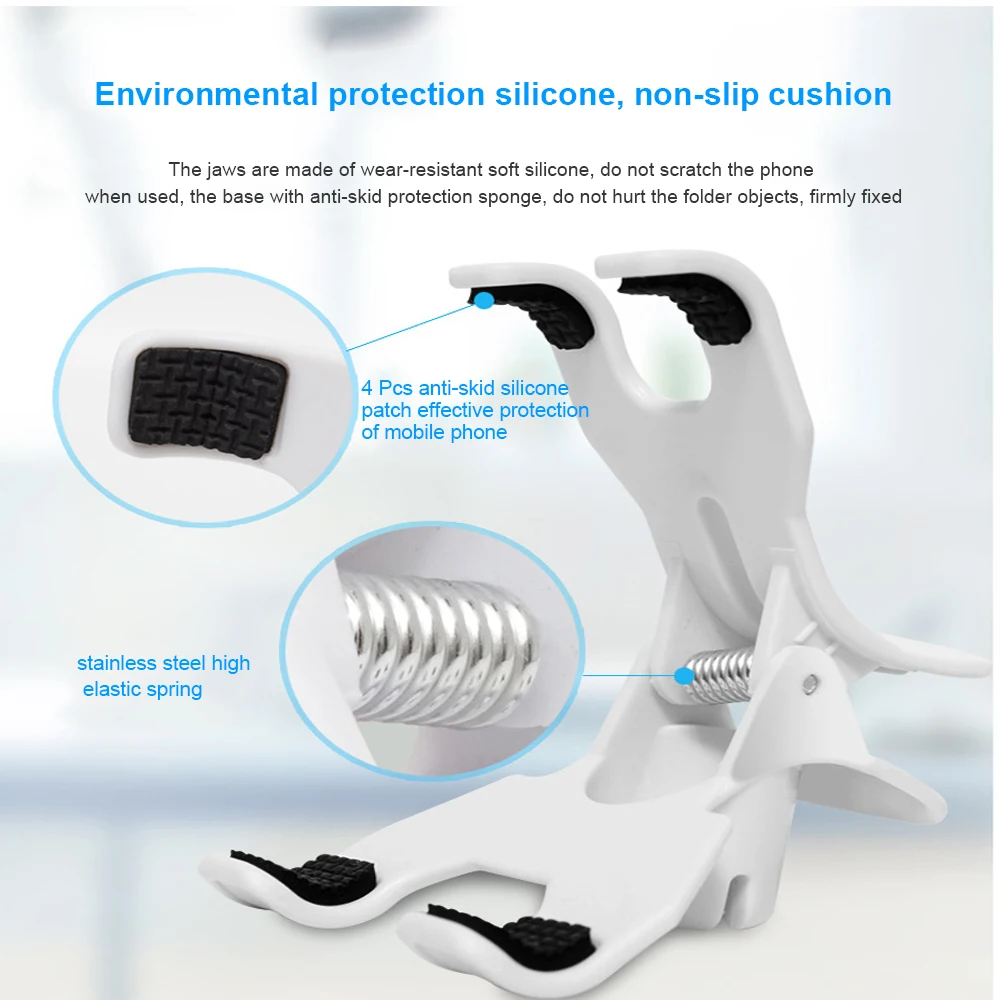 360 Rotation Flexible Lange Arm Handy Stehen Faul Menschen Bett Desktop Tisch Halterung für iphone