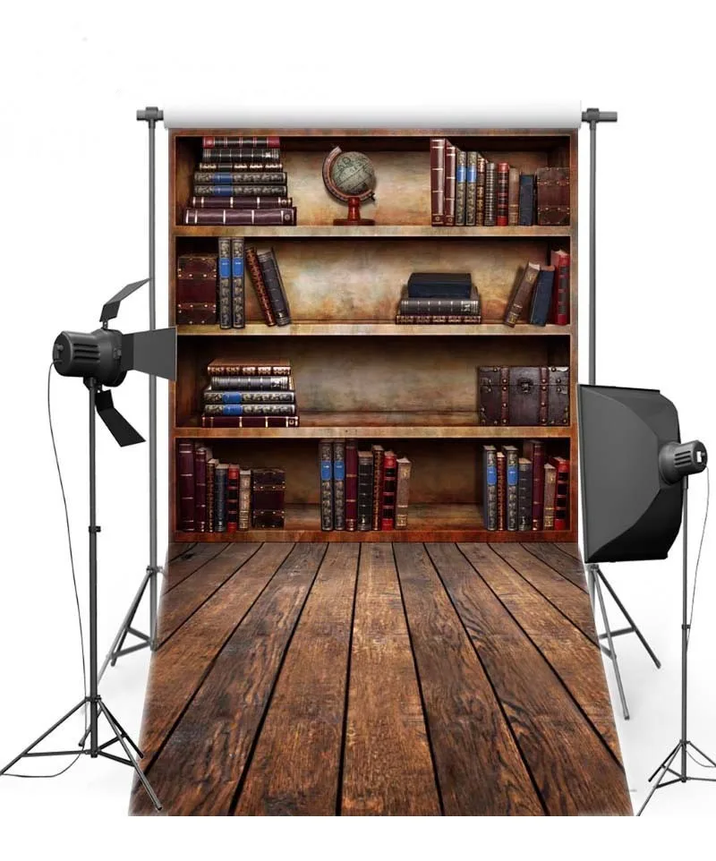 Graduation Season BookCase backdrops Vinyl cloth High quality Computer