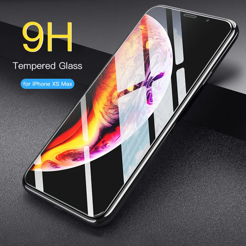 

Screen Protector For Apple iPhone 8 Plus 7 Plus 9H Tempered Glass Protective Film For iPhone XS Max XR X 6S 6 Plus 5 5S SE Cover
