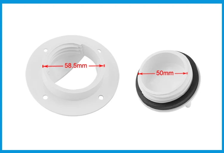 2 шт. Универсальный Белый Нейлоновый морской лодка транца Дека крепление Слива скверн винт клапана крышка пробка Замена аксессуары