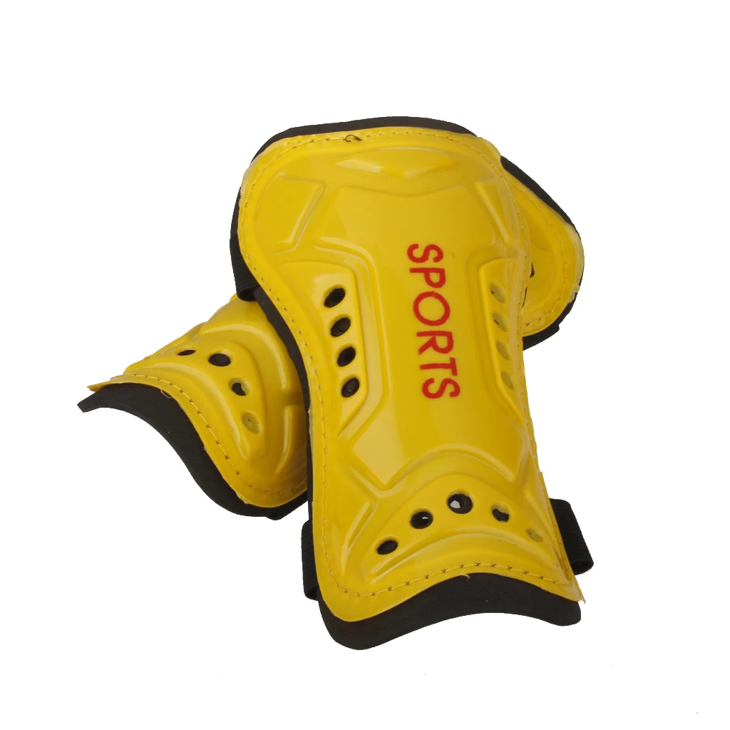 New 1 Pair Super Light and Soft Football Shin Pads Soccer Guards Sports Leg Protector Gear Football Shin Guard 