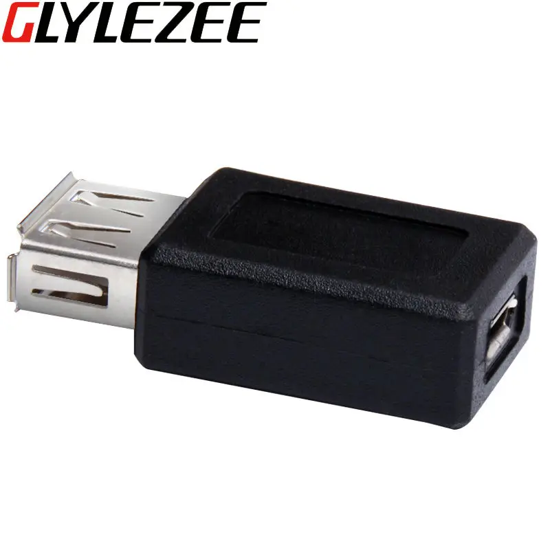 Sale USB A Female to Micro USB B Female Adapter Plug Connector Jack