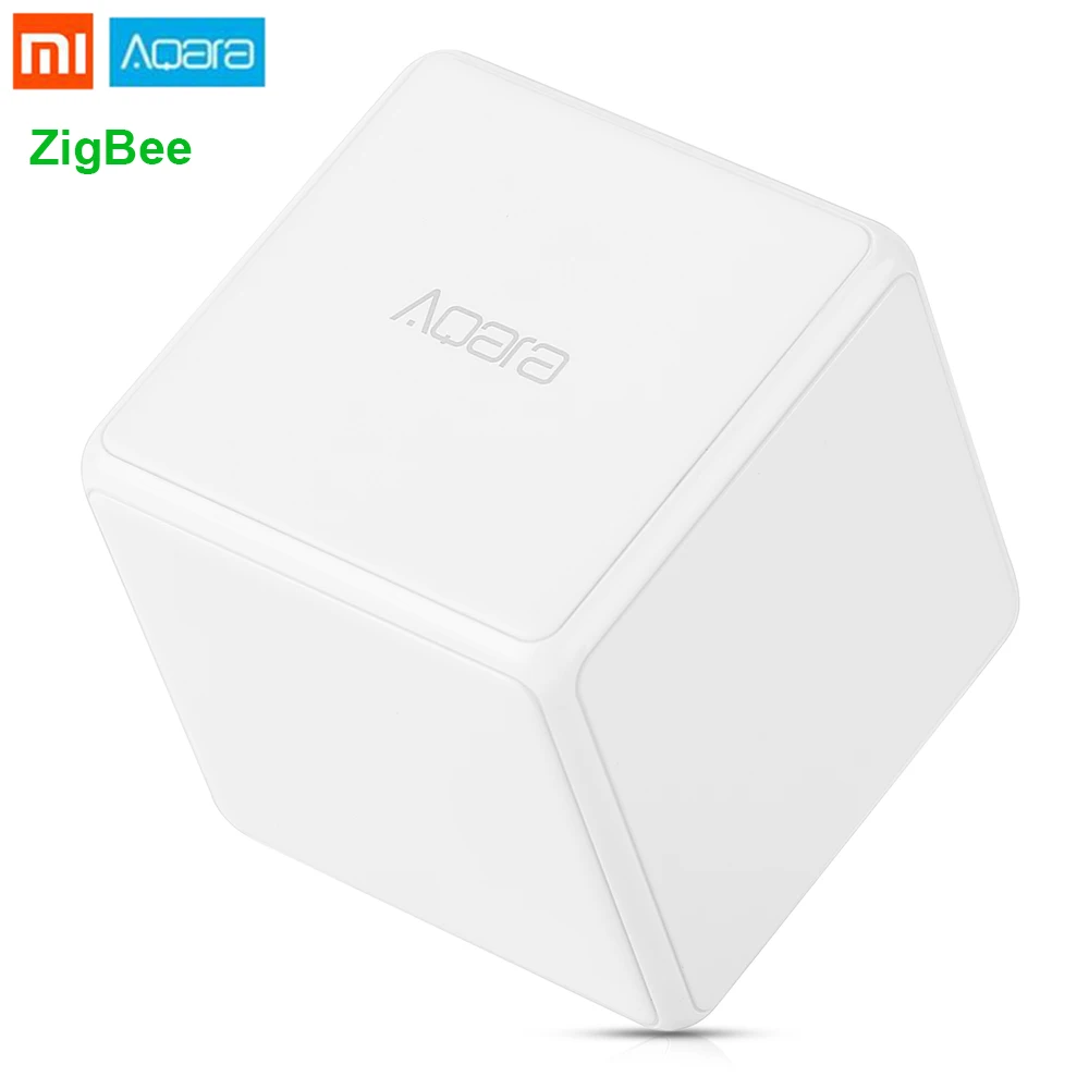 

Xiaomi Mi Aqara Magic Cube Controller Zigbee Version Controlled by Six Actions For Smart Home Device work with mijia home app