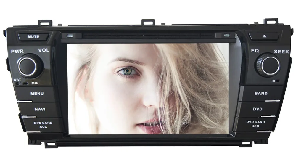 Discount 7" HD 1024*600 Quad Core Android 6.0 Car DVD GPS Radio Video Stereo Navigation Player for Toyota Corolla 2013 2014 2015 DVR TPMS 0
