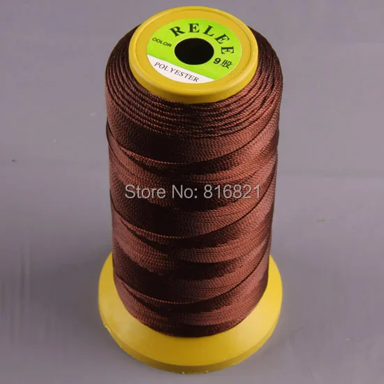 (1 Roll/lot) 0.5mm New Brown Nylon Line String Beads Cord Jewelry