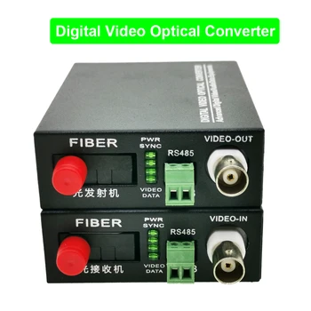 

Digital Video Optical Coverter 1-channel RS485 FC interface 20KM 1-channel Video BNC input output 15KV protection
