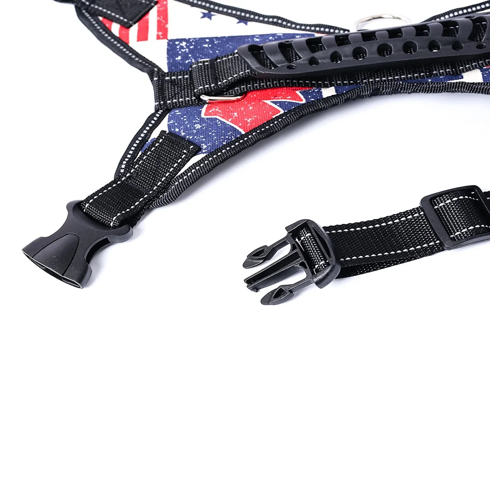 Pet Products Dog Harness For Small Medium Large Dogs Big Puppy Adjustable Dog-Harness Collar Leash Vest Bulldog Chihuahua K9 Pets Accessories  (11)