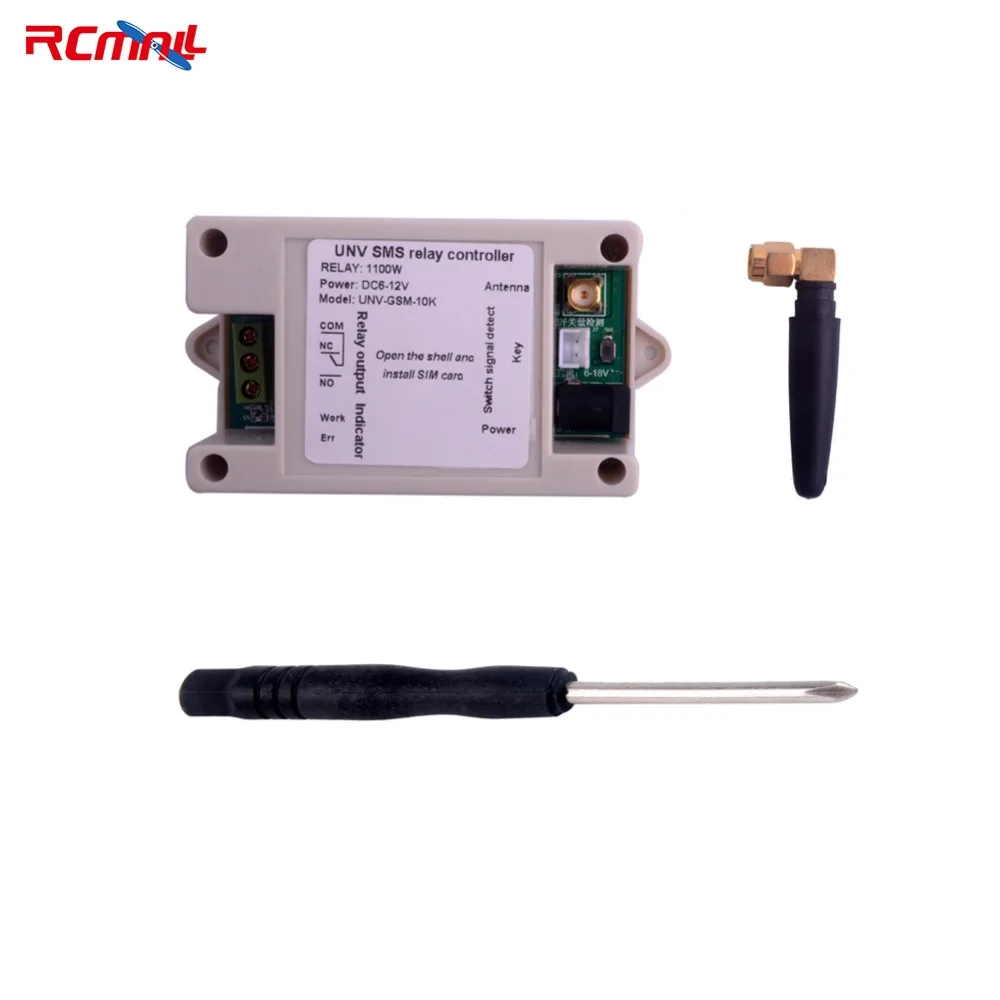 RCmall модуль реле 1 канал SMS GSM удаленный Управление переключатель SIM800C STM32F103CBT6 с
