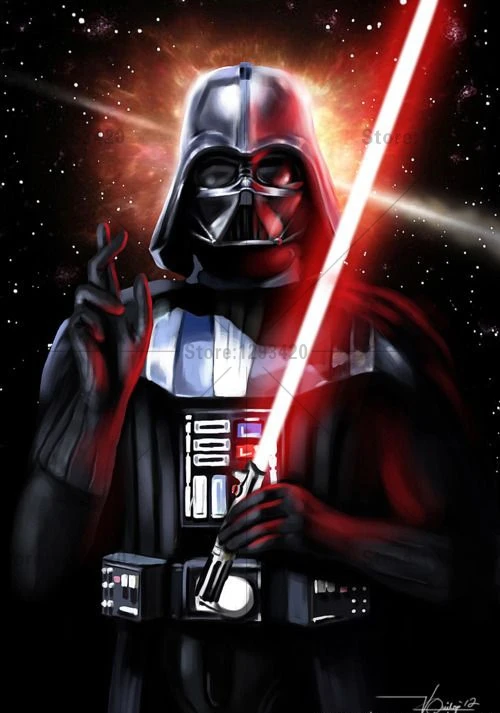5D DIY Diamond Embroidery Cartoon Star War Painting Cross Stitch Home Decoration Mosaic Crafts 3d Kit For Needlework | Дом и сад