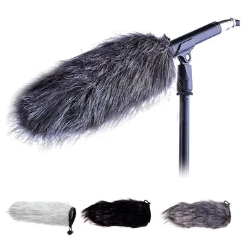 

18cm Microphone Artificial Fur Windscreen Wind Cutter Cover Case Windshield For Professional Mic Microphone GDeals