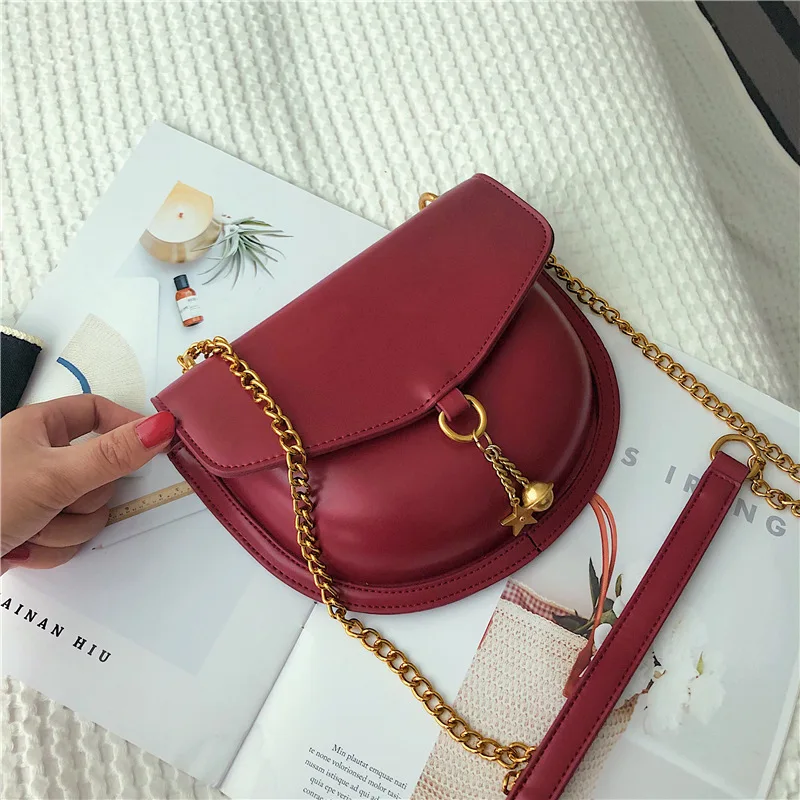 

Designer Luxury Bags for Women Ladies Casual Chain Bags 2019 High Quality Wild Messenger Bag Simple Shoulder Crossbody Bag