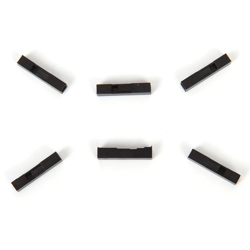

200Pcs/lot Single 1P Head Rubber Shell 2.54mm Spacing Line Plug Electronic Black Wholesale