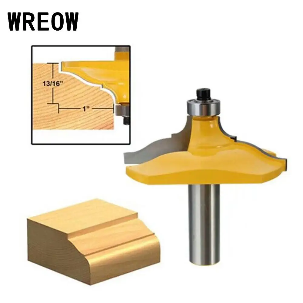 1 Pc 1/2Inch Shank Round Angle Glue Joint Edge Trim Router Bit Woodwork