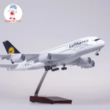1/160 Scale 50.5CM Airplane Airbus A380 Lufthansa Airline Model Germany Airplane Diecast Plastic Resin Plane For Collection цена 1/160 Scale 50.5CM Airplane Airbus A380 Lufthansa Airline Model Germany Airplane Diecast Plastic Resin Plane For Collection цены онлайн