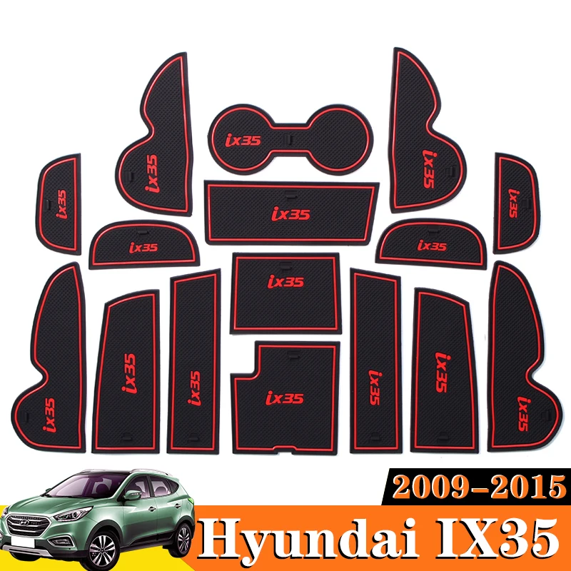 16 шт. для Hyundai IX35 2012 2013 2014 автомобильные аксессуары внутренняя Гейт игровой коврик