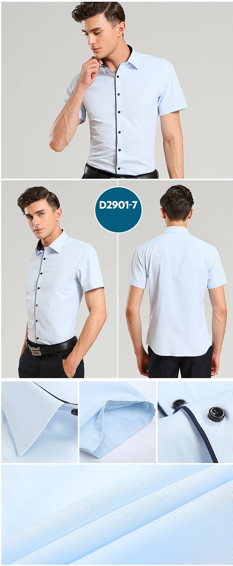 Drymargarida camisa masculina de manga curta, camisas