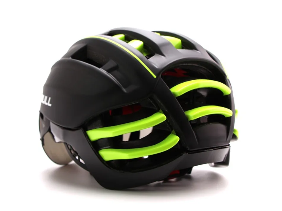 Cairbull велосипедный шлем с объективом сверхлегкий MTB дорожный Аэро для езды на гоночном велосипеде шлемы с защитными очками Casco Ciclismo 55-61 см poc