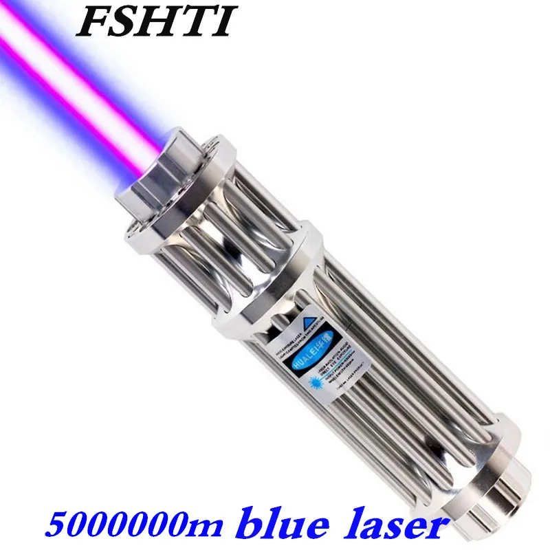Лидер продаж! Высокая Мощность 5000000 м синий лазерный указатель 450nm Lazer Flash