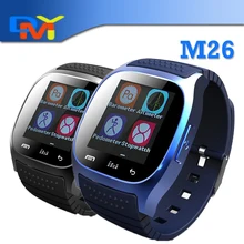 Smartwatch 2016 Bluetooth Smart Uhr M26 mit Led-anzeige/Dial/Alarm/Musik-player/Schrittzähler für smartphone Android IOS