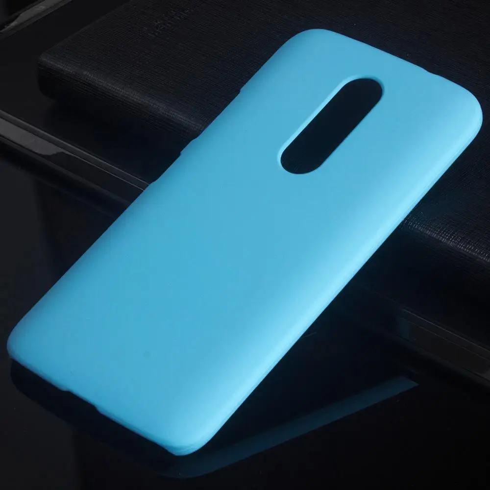 Матовая Пластик Coque 5.5For Moto M Чехол для Motorola Moto M Xt1662 телефона чехол-лента на заднюю панель - Цвет: Sky blue