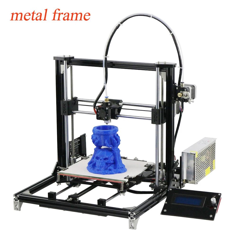 2016 LCD display 3d printing I3 3d printer with 2 rolls filament one roll masking tape 2G sd card for free