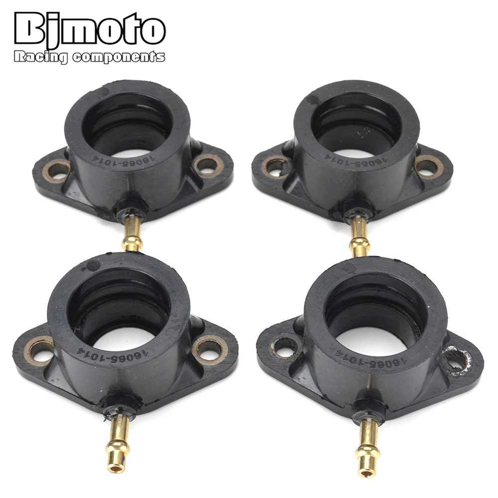 KIMISS Collecteur Dadmission de Carburateur de Moto,Joint Damorce de Carburateur Adaptateur de Carburateur en Caoutchouc pour VM24 28mm Inner Dia