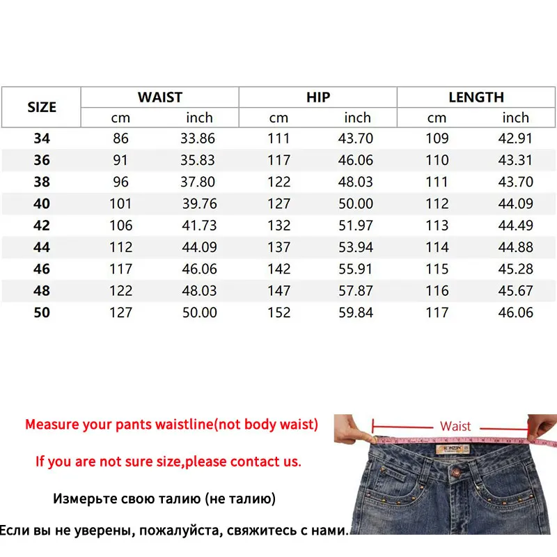 penge finger aften 34-50 Large Size Man Jeans Spring Autumn High Waist Straight Trousers Male  Fashion Jeans Classic Loose Cotton Jeans HLX30 - AliExpress