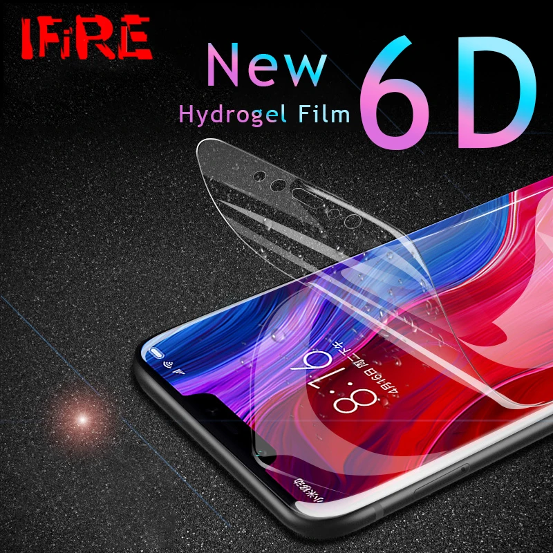 Новая 6D Гидрогелевая пленка с полным покрытием для Xiaomi Mi 8 SE HD защитная мягкая A2 Lite