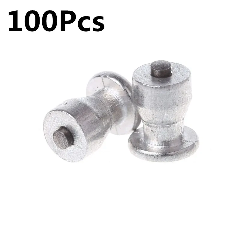 

100 Pcs 8mm Car SUV ATV Metal Screw In Tire Stud Snow Spikes Wheel Tyre Chain