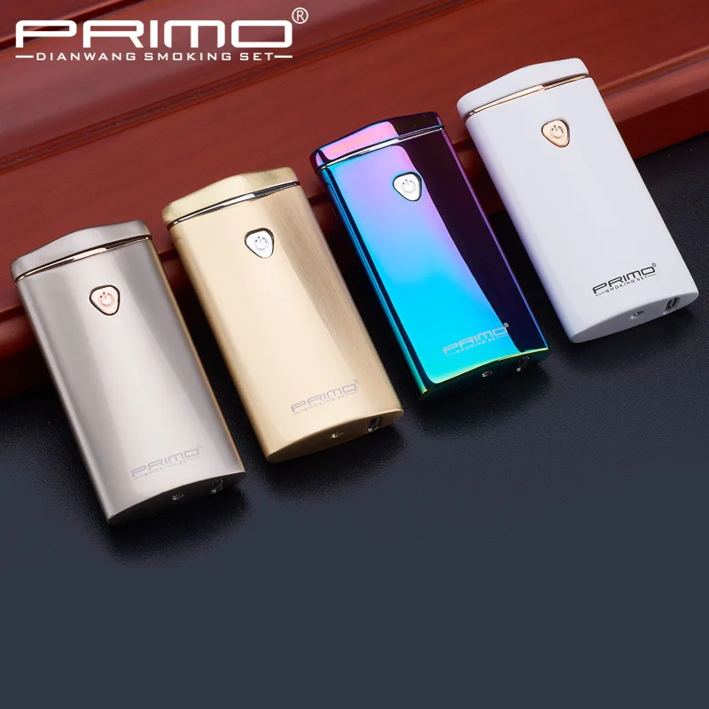 

2017 New Brand Primo Arc Cigarette Lighter USB Charging Pulse Arc Metal Tobacco Cigarette Lighters Creative Windproof lighter