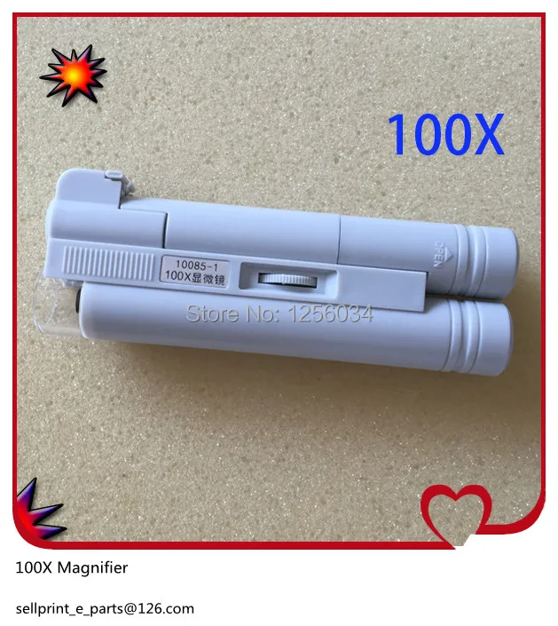 

1 piece LED 100X Magnifier Microscope Loupe, 100 X Magnifier for printing machine