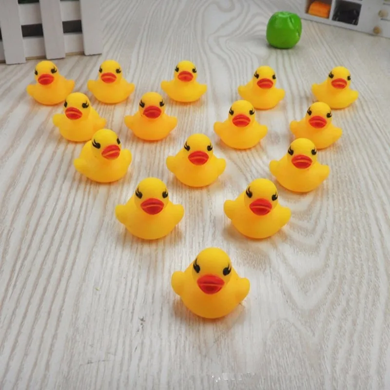 3 шт. Классические игрушки Симпатичные резиновые маленькая Желтая утка для девочек и мальчиков детские игрушки Для ванной ING