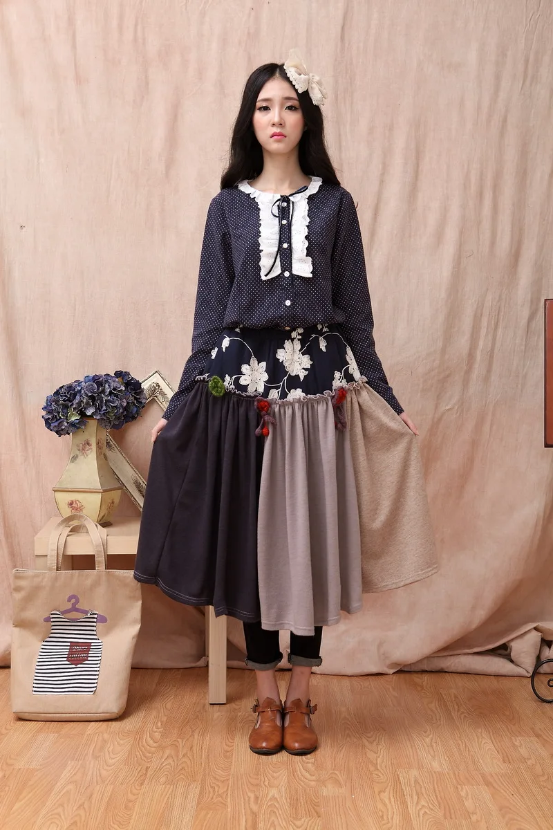 Jupe Krijt Falda Flecos Lange Linnen Suede Dames Kleding Saia Ensemble Jupe Et Haut Lolita Fringe Leuke Steampunk Harajuku Rok