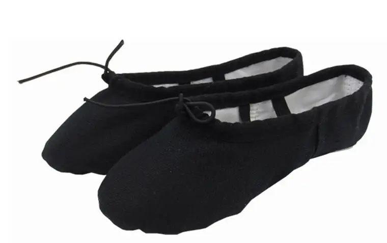 comemore 2019 black Yoga Slippers Gym Teacher Yoga Ballet Dance Shoes For Girls Women white Ballet Shoes Canvas Kids Children