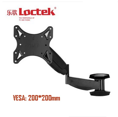Loctek move-s2 полный движения 3"-42" ЖК-дисплей LED ТВ настенное крепление газом руку весной поворотный подъема кронштейн загрузки 5-13kgs vesa 200/100