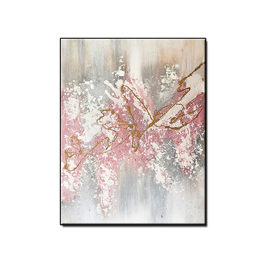

Christmas home decorations Beautiful gold trees Handmade canvas oil paintings for living room bedroom home decoration no framed